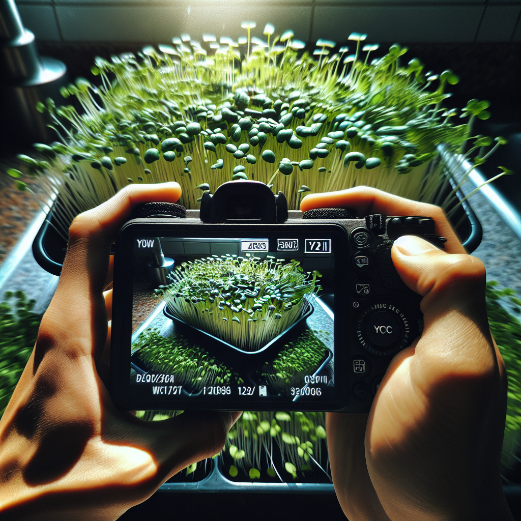 How to grow microgreens at home using simple kitchen tools and trays.